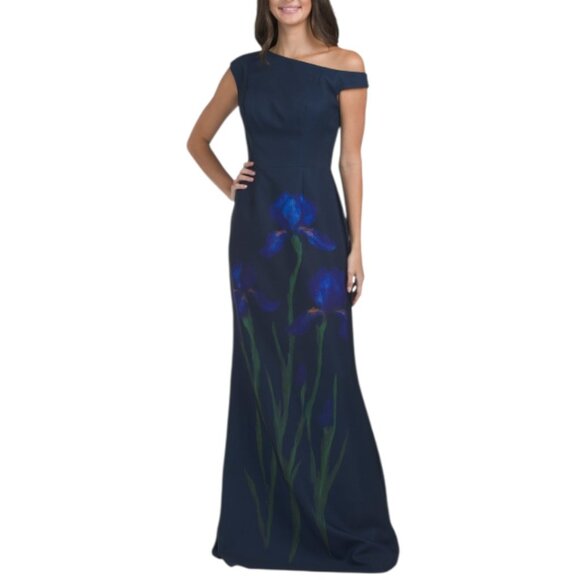 NEW RENE BY RENE RUIZ Off The Shoulder Floral Gown - Picture 1 of 2